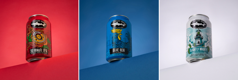 Dogfish Head beer packaging is rocking a fresh look that’s shore to make waves!