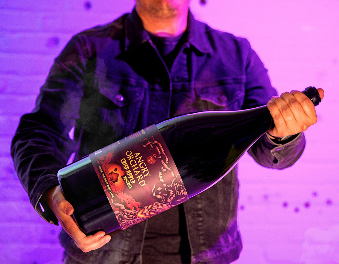 Angry Orchard King size bottle