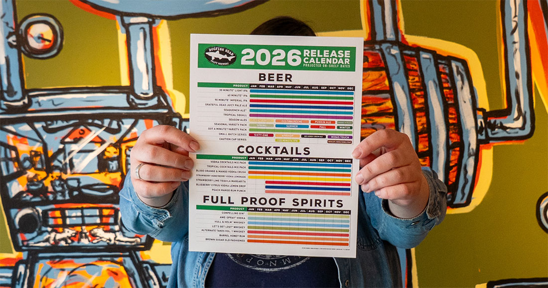 Dogfish Head 2026 Beverage Calendar