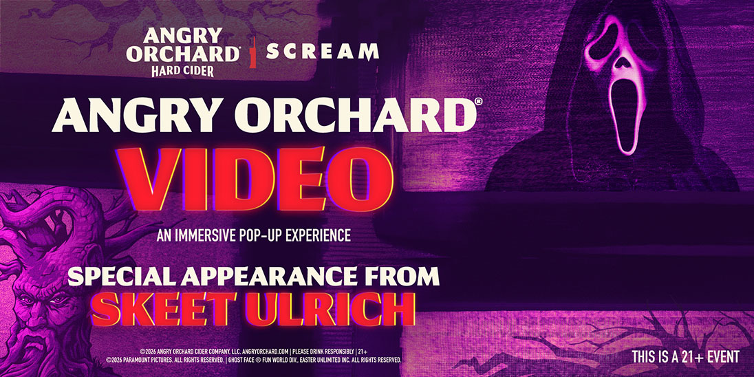 Angry Orchard® Hard Cider and Scream Bring the Video Store Era Back to Life With a Scream-Inspired Pop-Up Experience