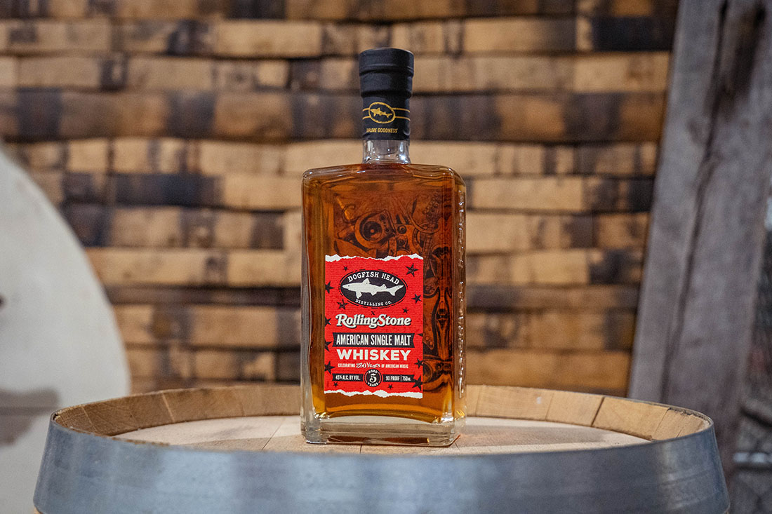Dogfish Head x Rolling Stone American Single Malt Whiskey
