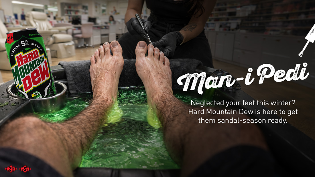 Hard Mountain Dew Man-i Pedi
