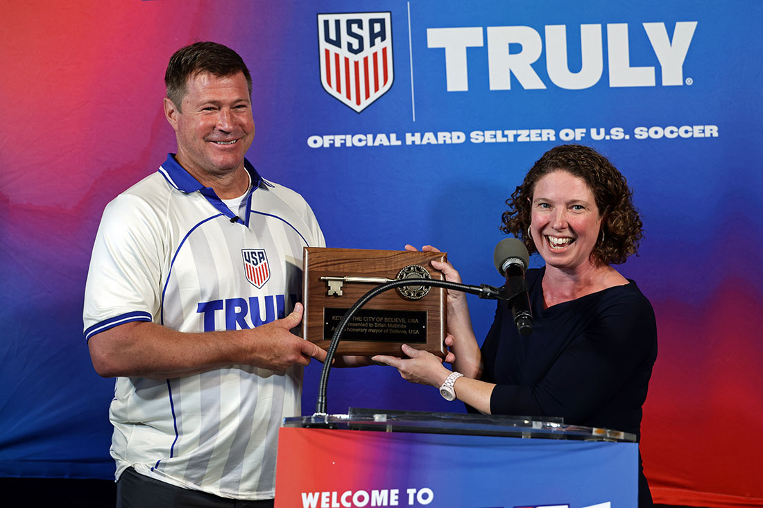 City Of Hoboken, New Jersey Is Now “Believe, USA”: Mayor Emily B. Jabbour Joins Truly Hard Seltzer And U.S. Soccer In Naming City The Capital Of American Soccer Fandom