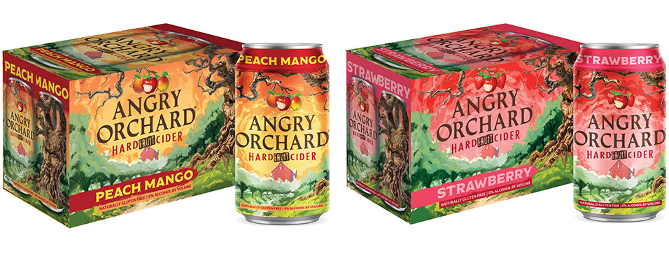 Angry Orchard Hard Cider - Peach Mango & Strawberry