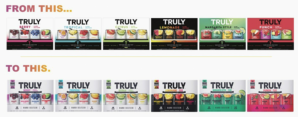 Truly Hard Seltzer product refresh